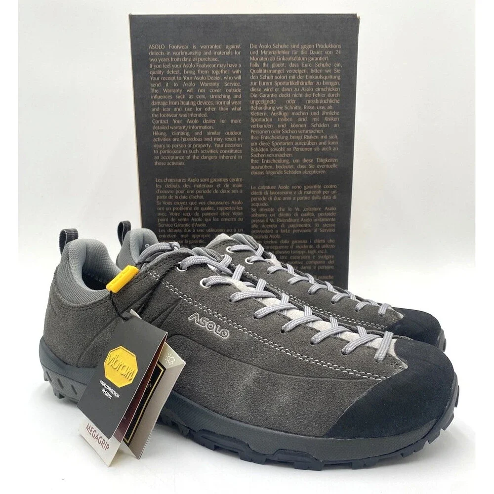 Asolo SPACE GV A40504-00/A855 Men's NEW Hiking Shoe Beluga US Size 8